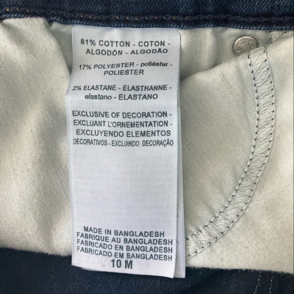 Signature by Levi Strauss Curvy Skinny Mid Rise Jeans Size 10 Women’s - Picture 7 of 12